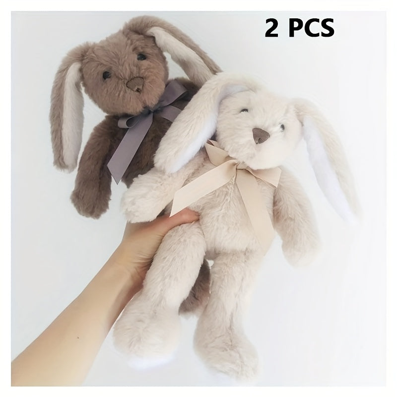 Long Eared Rabbit Plush Doll Easter Wearable Animal Rabbit Plush Doll