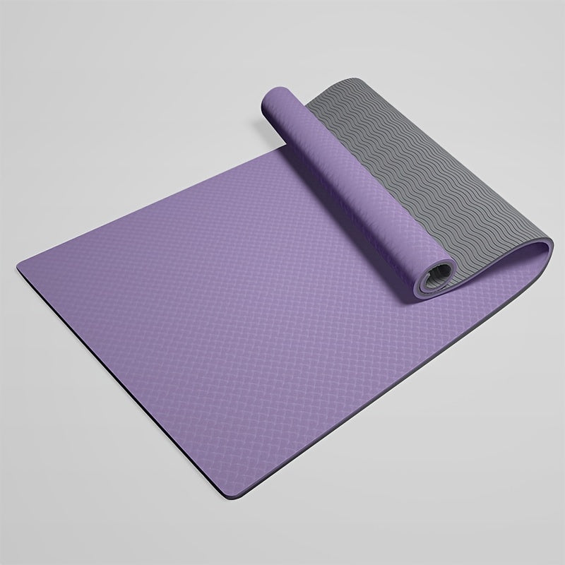 Waterproof TPE Yoga Mat Non Slip Fitness Mat Ideal for Yoga Pilates
