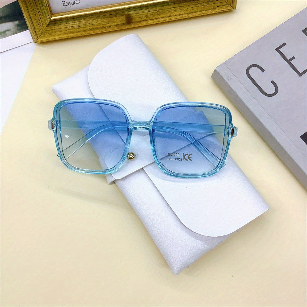 Rice Nail Square Frame Sunglasses