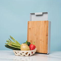 Bamboo Cutting Board With Tray Chopping Board