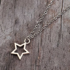 Vintage Goth Star Necklace Women's Men's Necklace