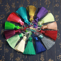Colorful Thread Tassel for DIY Earrings Bracelet Necklace