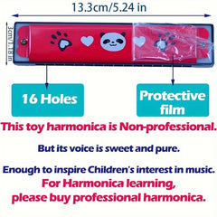 5pcs Harmonica Toy Gift 16 Holes Harmonicas Party Favor for Goodie Bags