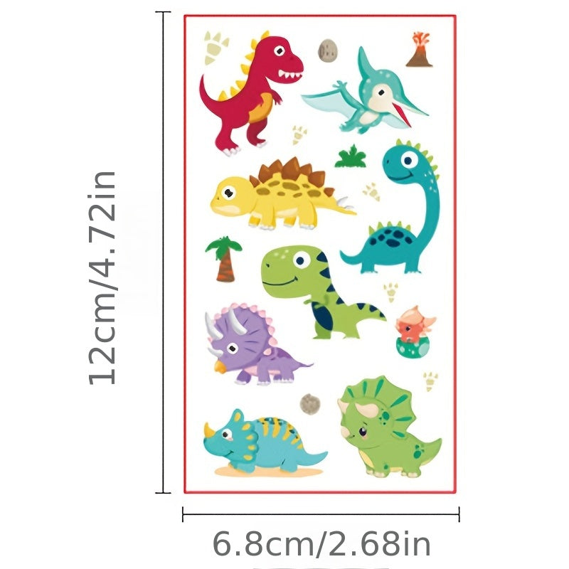 Dinosaur Tattoo Sticker Waterproof Sweat Tyrannosaurus