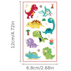 Dinosaur Tattoo Sticker Waterproof Sweat Tyrannosaurus