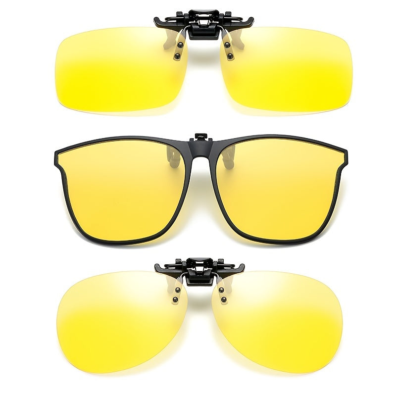 Night Vision Clip-On Glasses Polarized UV400 4 Styles