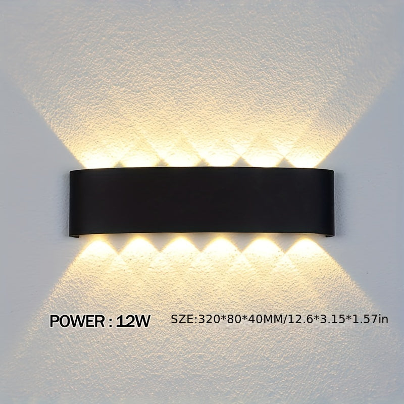 LED Outdoor Wall Lamp IP65 Waterproof Aluminum AC86-265