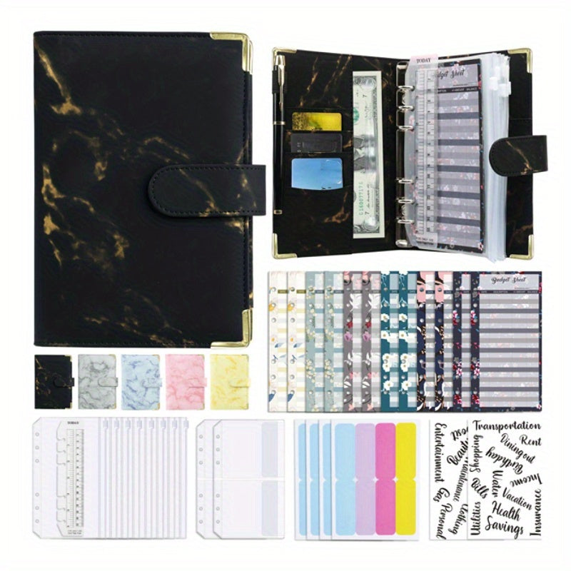 A6 Budget Planner Savings Binder w/ Stickers