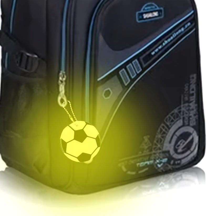 Football Reflective Pendant Keychain Bag Backpack Hanging Pendant