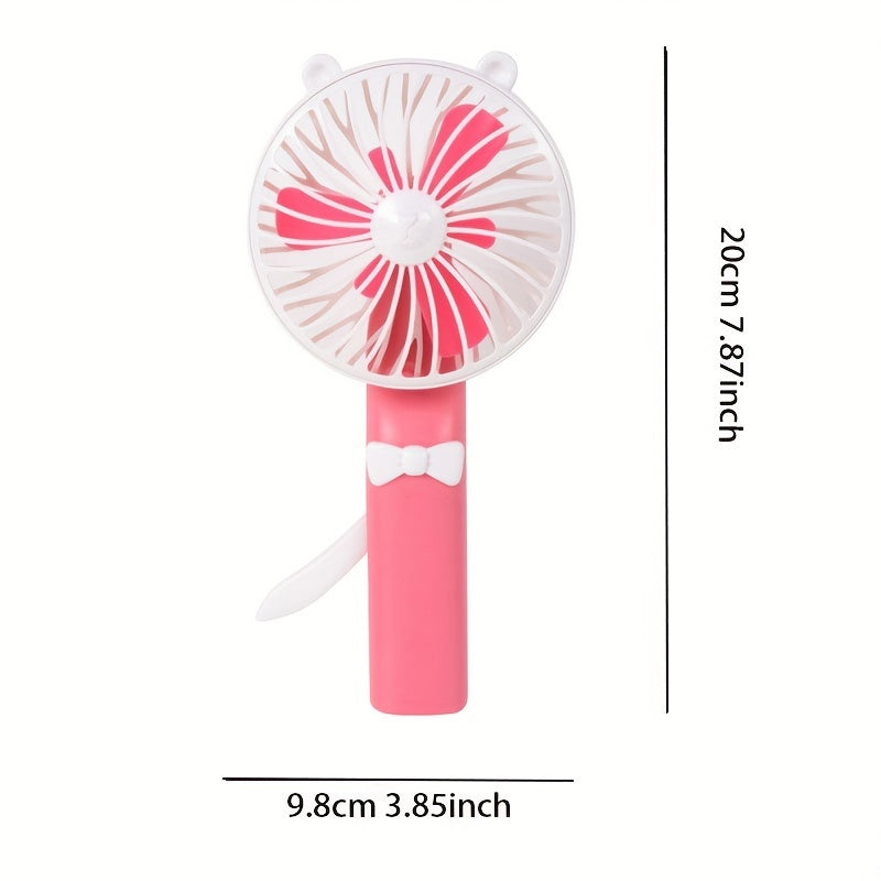 Portable Pocket Fan Mini Fan with Backup Power 6 Gears of Speed Adjustable