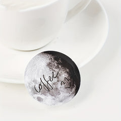 Moon Mini Paper Stickers Circular Designs for Scrapbooking & Decoration