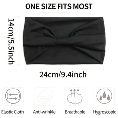 Dark Knitted Sports Headband Stretch Non-slip Yoga Hair Band