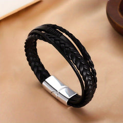 Hand woven Leather Bracelet Men's Ethnic Wind Bracelet