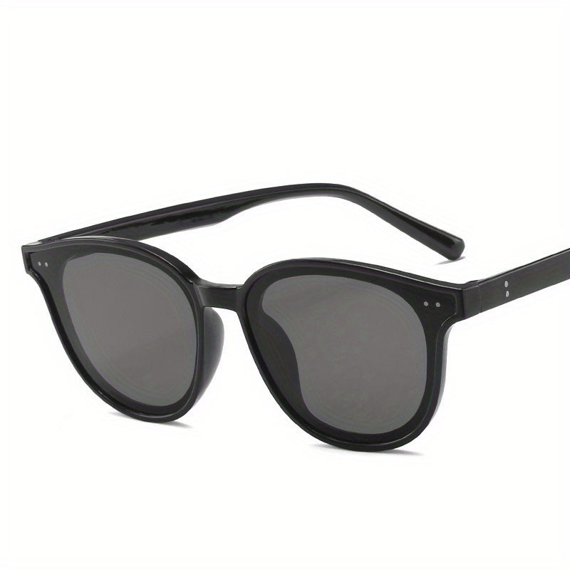 Round Sunglasses Mod Rivet Anti Glare UV400