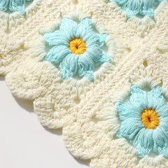 Daisy Crochet Bandana Triangle Headband for Women Girls