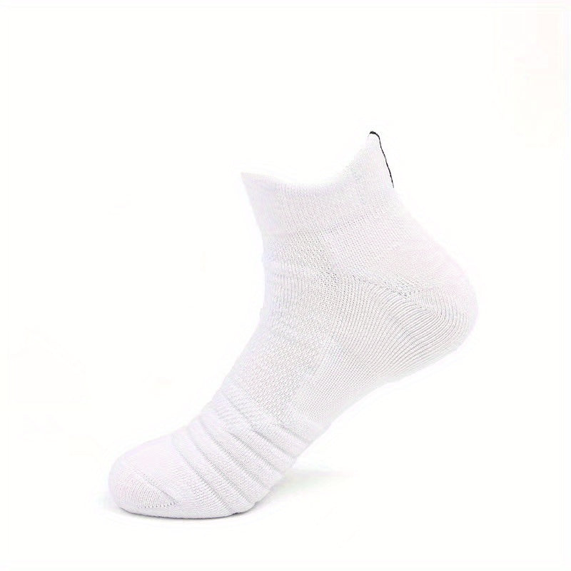 3 Pairs Breathable Anti-Slip Ankle Socks for Sports, Basketball, Jogging