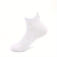 3 Pairs Breathable Anti-Slip Ankle Socks for Sports, Basketball, Jogging