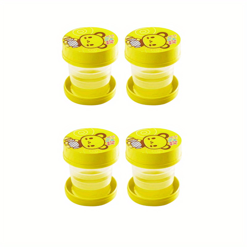 Cartoon Retractable Water Cup Portable Mini Cup for Outdoor Travel