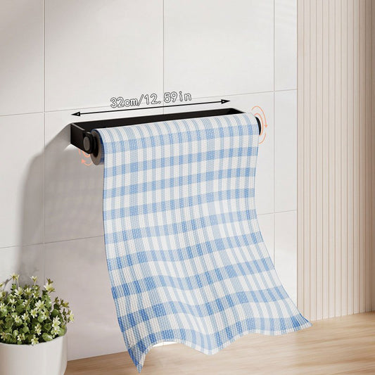 Kitchen Tissue Holder Roll Paper Under Cabinet Storage Rack