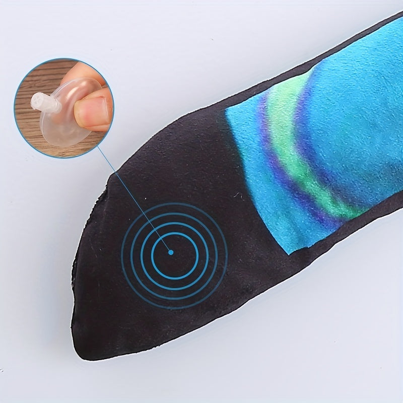 Big Eye Snake Chew Toy for Dogs, Interactive Teeth Grinding & Squeaking Fun