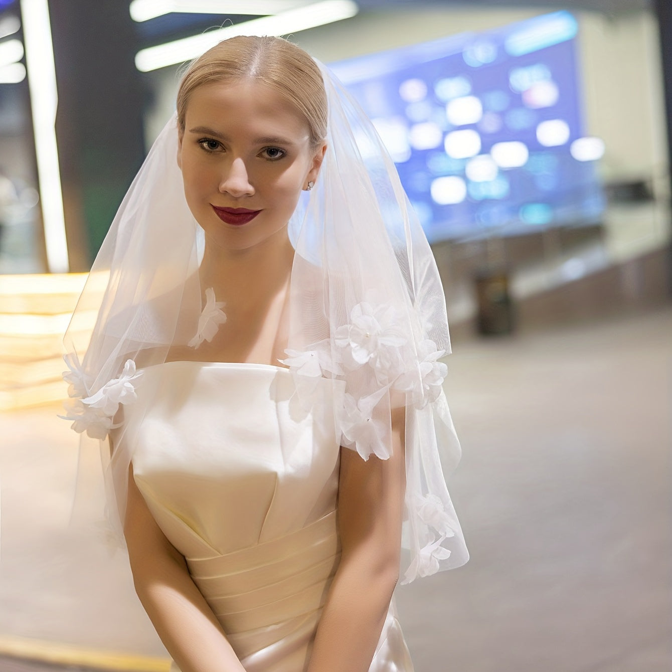Cathedral Wedding Veil Bridal Headdress Hair Accessories