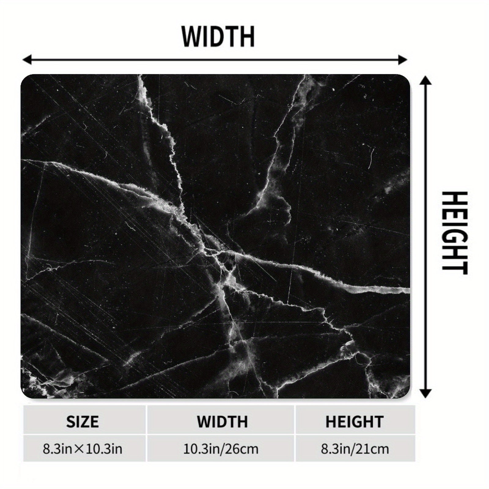 Stylish Marble Mouse Pad for Office & Gaming