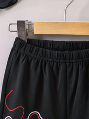 Gamepad And LEVEL UP Print Boys Quick drying Shorts