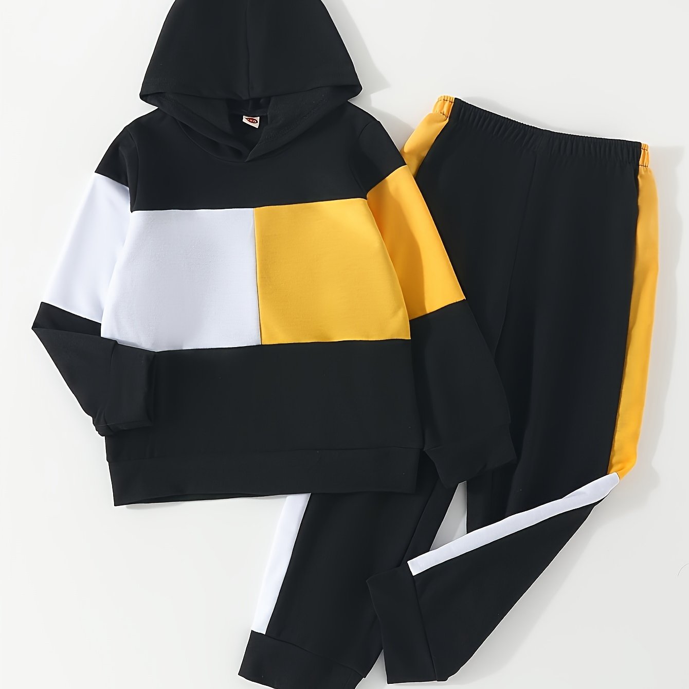Boys Hooded Sweatshirt & Sweatpants Sports Suit