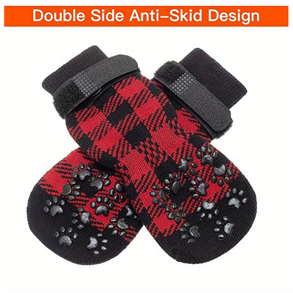 Non Slip Outdoor Socks 4pcs For Dog & Cat