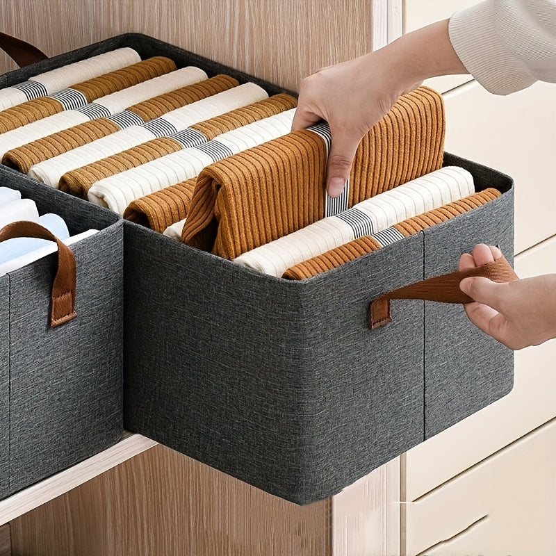 1pc Clothes Storage Box for Pants Sweaters Shirts Underwear Socks