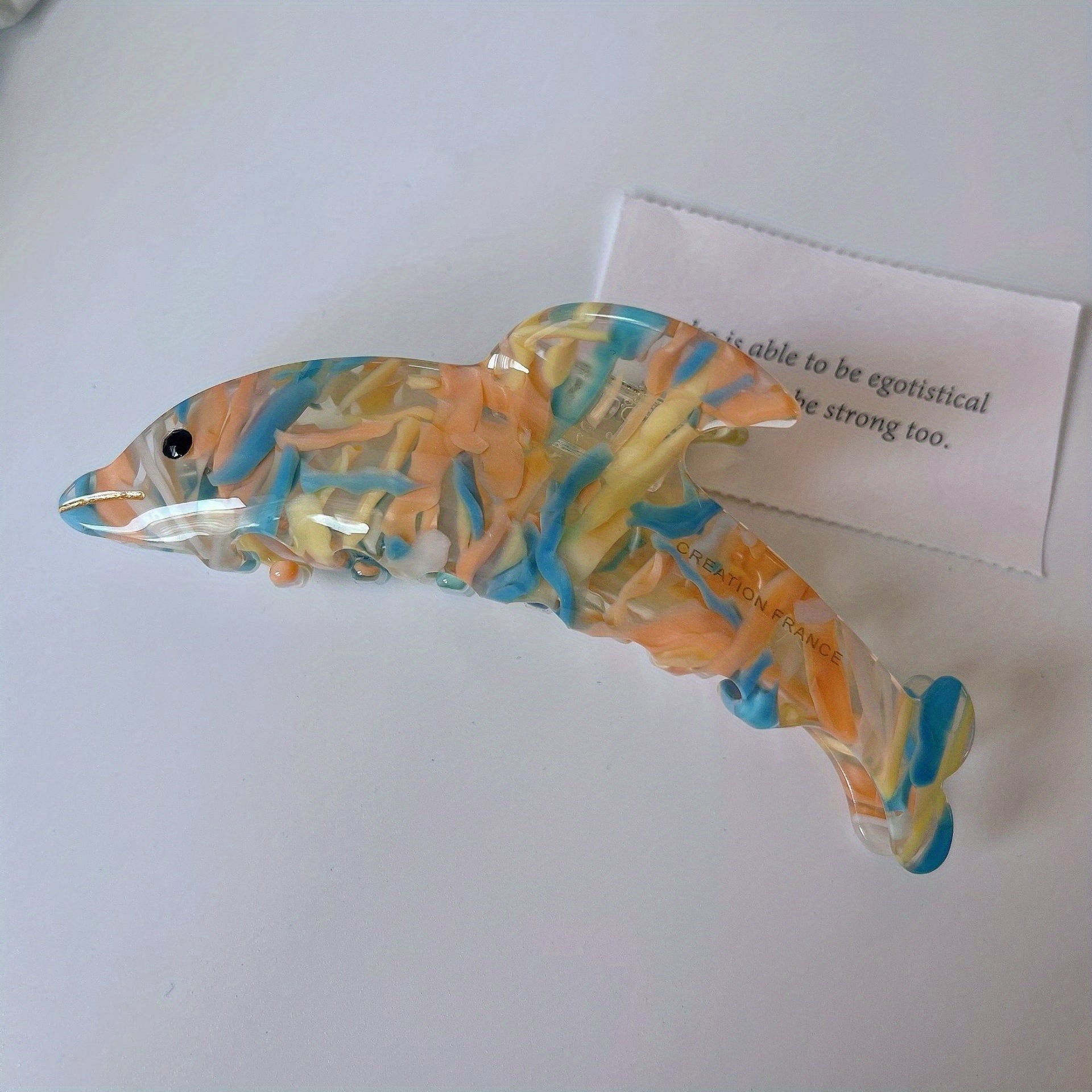 Cartoon Dolphin Shark Claw Clip for Girls, Hair Accessory