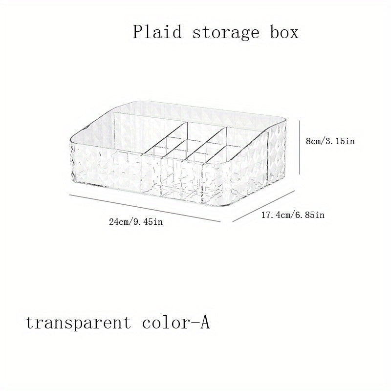 PET Material Drawer Storage Box for Cosmetics Stationery Bathroom Toiletries