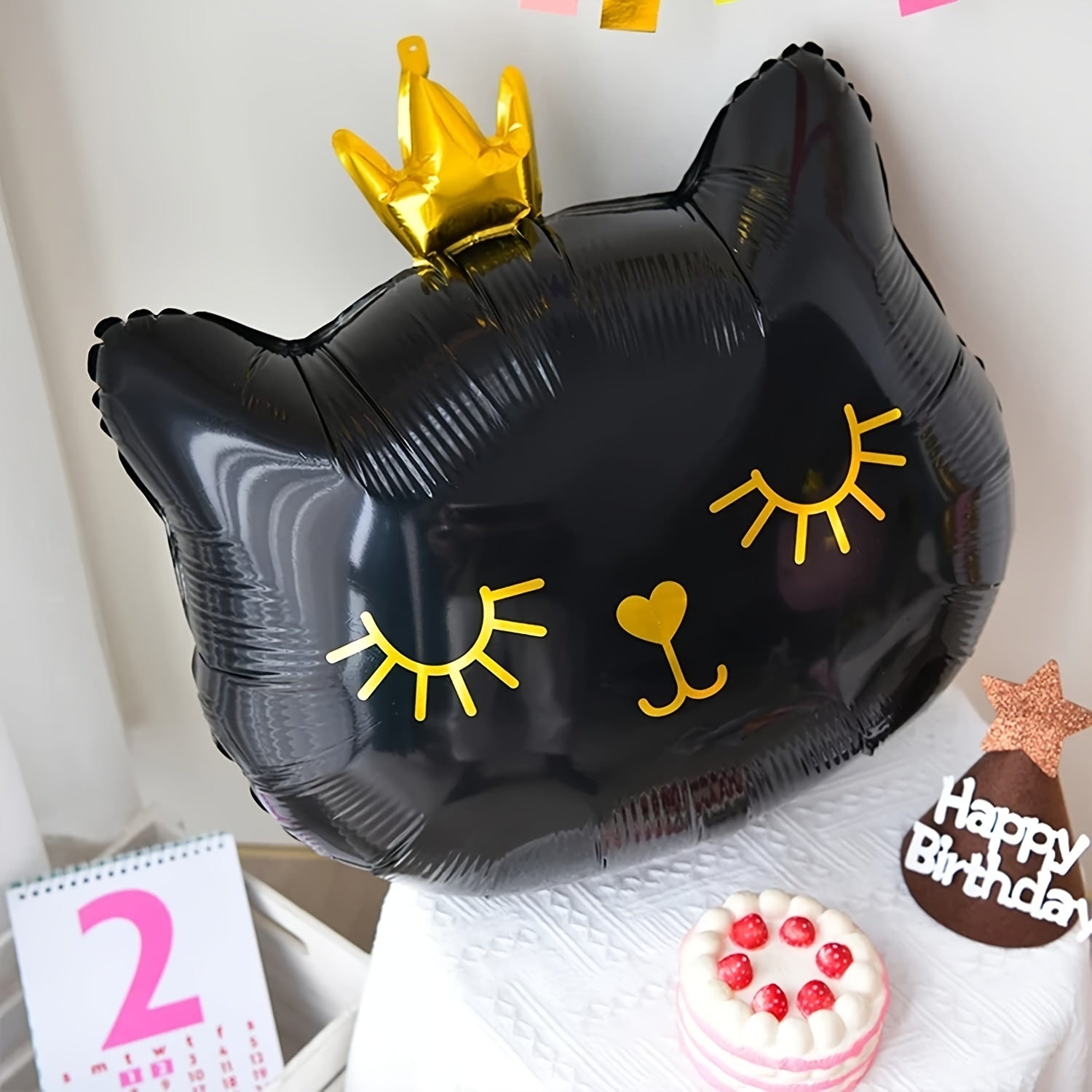 Adorable Kitten Foil Balloon for Party Decor