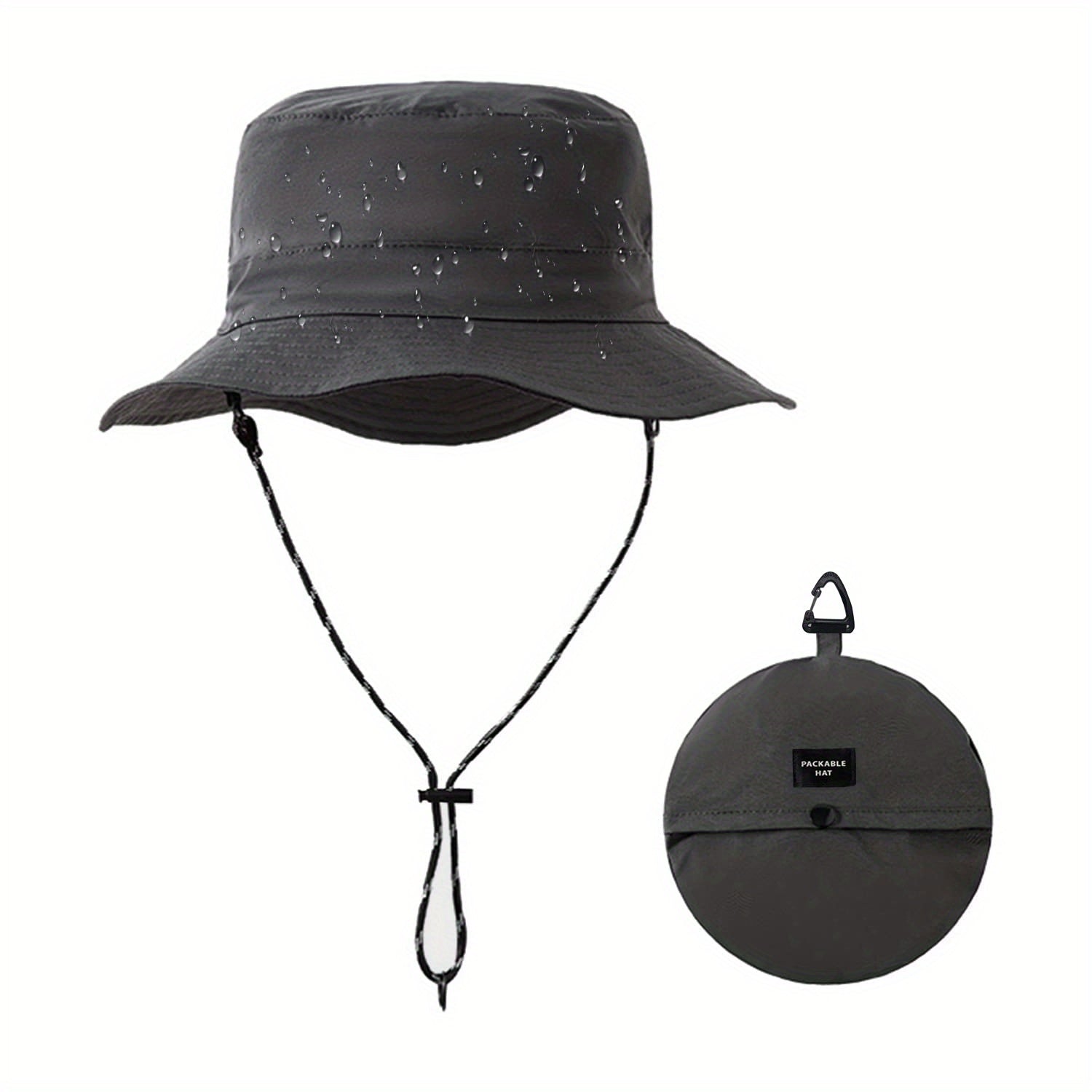 Breathable Waterproof Bucket Hat for Outdoor Sun Protection