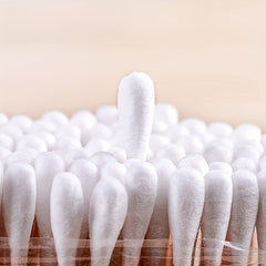 100pcs Bamboo Swab Double Stick Disposable Sanitary Swab