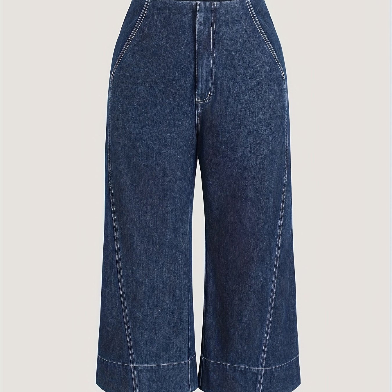 High Waisted Wide Leg Jeans