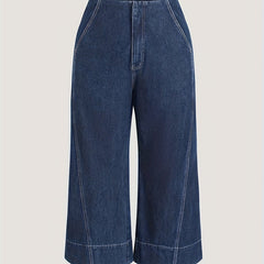  High Waisted Wide Leg Jeans