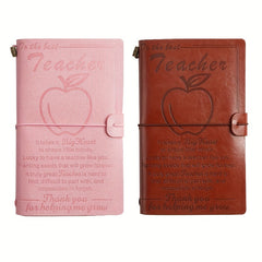 Teacher Notebook Happy Teachers Diary Book with Pocket