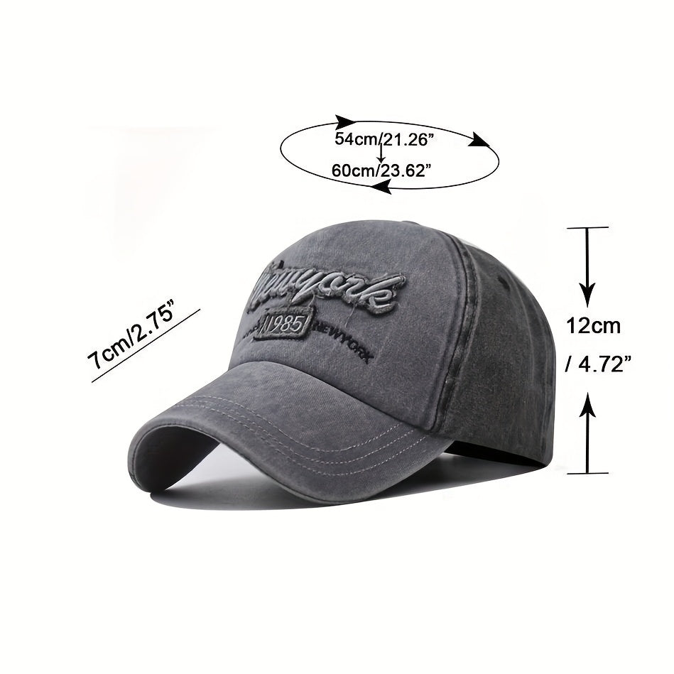 Flying Edge Patch Cloth 3D Letter Baseball Cap Old Fashioned Sun Hat