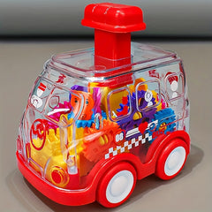 Transparent Gear Car Educational Toy for Kids