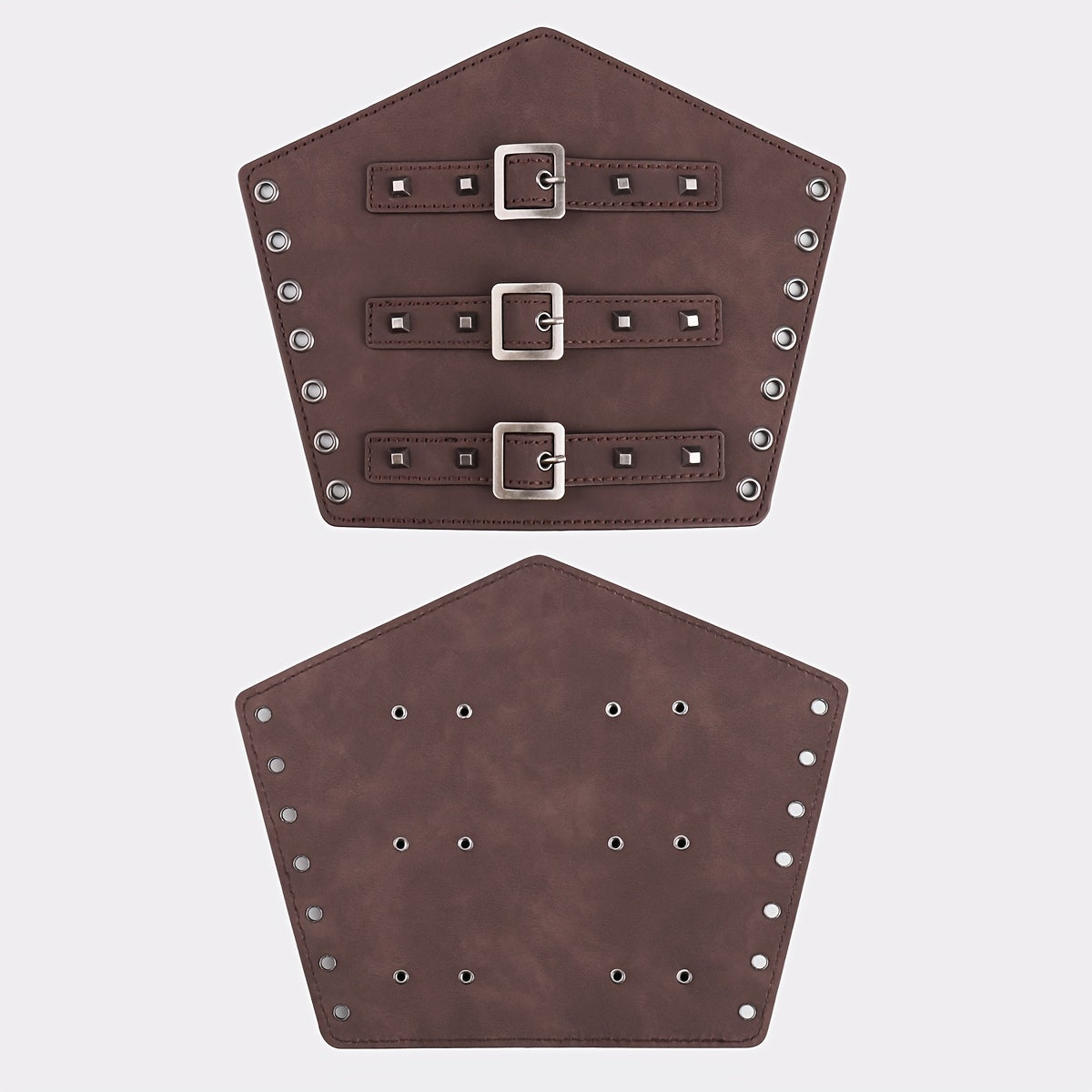 Leather Armguard Medieval Buckle Arm Protector Cosplay Props