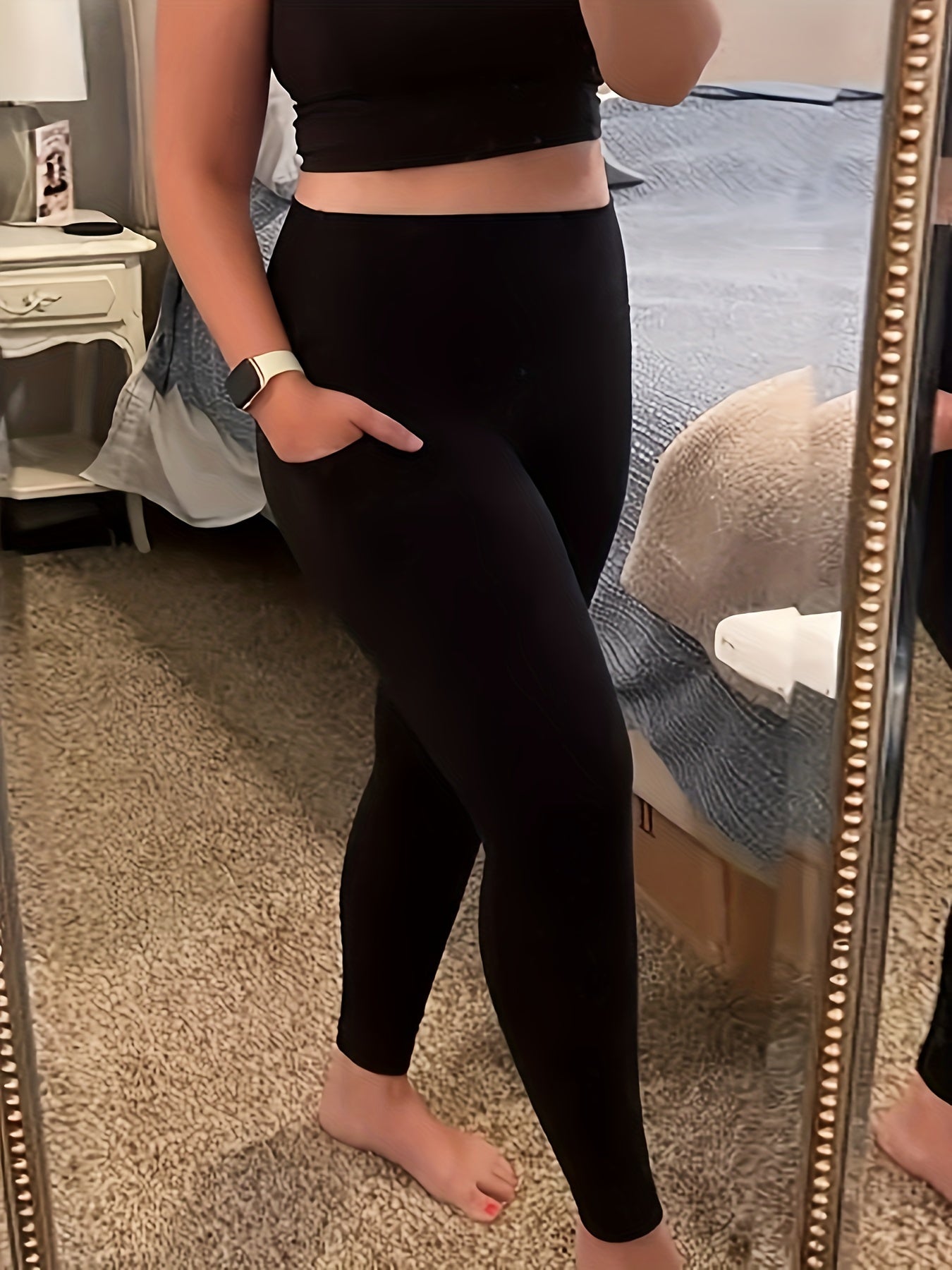High Waist Yoga Pants With Pockets Tummy Control Leggings for Women