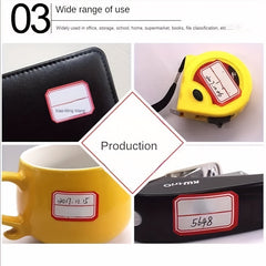 50 Self-Adhesive Blank Stickers-Office Classification Stickers