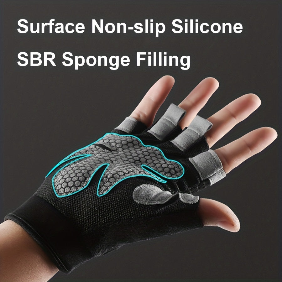 Half Finger Gym Gloves for Body Building Training Fitness Cycling
