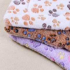 Star Pattern Cat Mattress Cozy Sleep Blanket