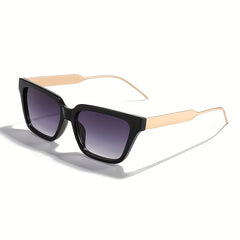 Square Small Frame Metal Sunglasses for Sun Protection Outdoor Sports