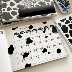 Cow Stickers Polaroid Journal DIY Decoration Creative Cartoon
