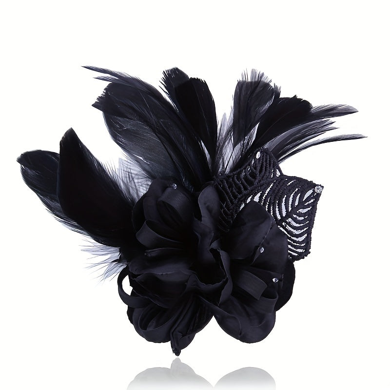 Flower Brooch Pin Corsage Headwear Hair Accessories Wedding Party