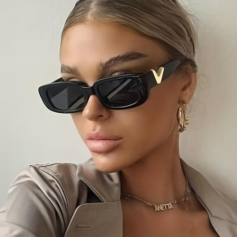 Square Frame Sunglasses Wrap Around Glasses UV400
