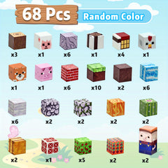 Farm Magnetic Blocks Building Toys for Kids, STEM Construction Set